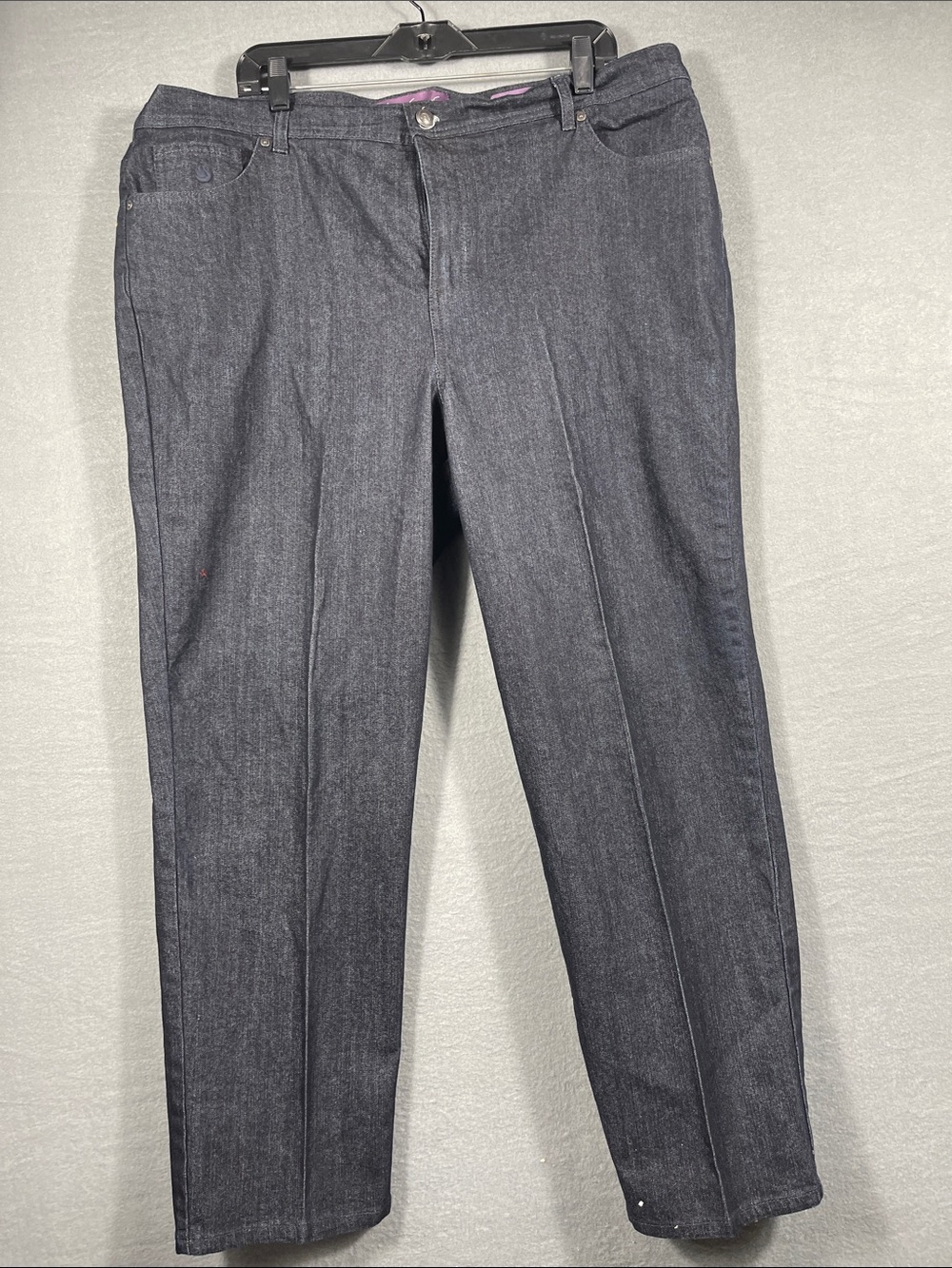 Dark Wash Denim Trousers